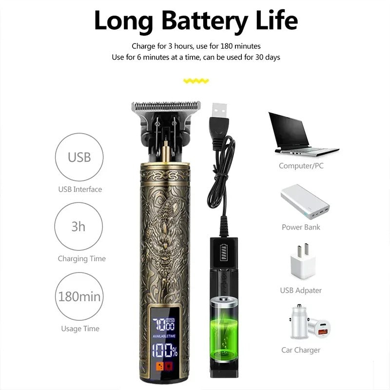 VINTAGE T9 PROFESSIONAL HAIR TRIMMER