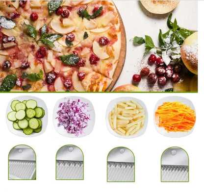 4 In 1 Vegetable Cutter Chopper For Kitchen Uses