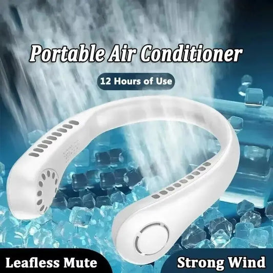 New Neck Air Conditioner Portable Neck Fan.