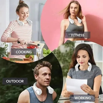 New Neck Air Conditioner Portable Neck Fan.